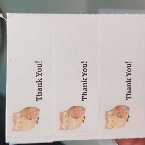 Woodland Critters Business Thank You Cards 50pk & 100 Owl Thank You Stickers - Picture 8 of 11